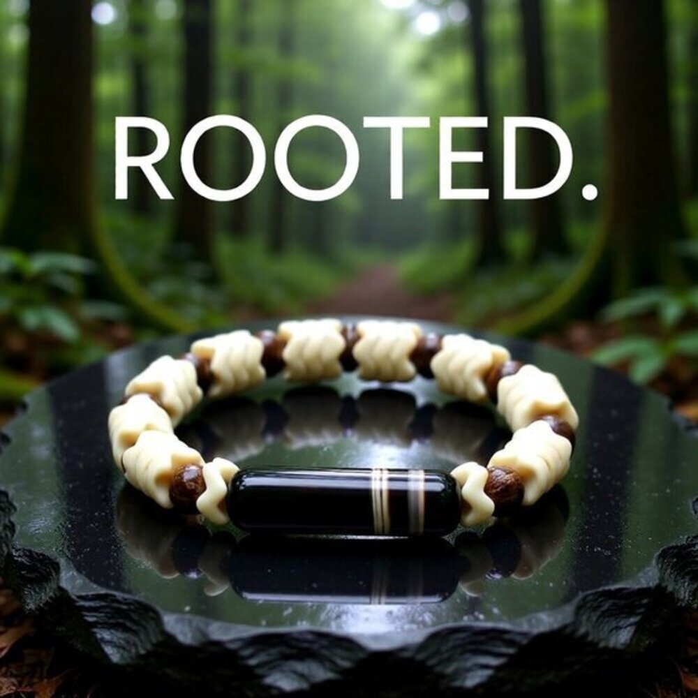 Brown Agate + Jasper & Natural Howlite! Soft Bangle - Stretch Bracelet 6.5-7"